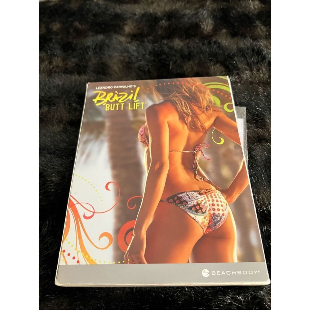 Leandro Carvalho's Brazil Butt Lift Beachbody 3 DVD Set Meal Planner & Booklets